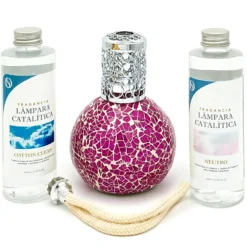 Pack Ahorro Mosaico Fucsia + Fragancia Cotton Clean 500ml + Limpiador Neutro 200ml + Mecha De Repuesto