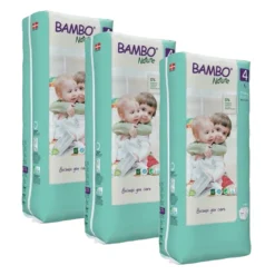 Pack ahorro Pañal Bambo maxi T4, 7-14Kg 144 uds