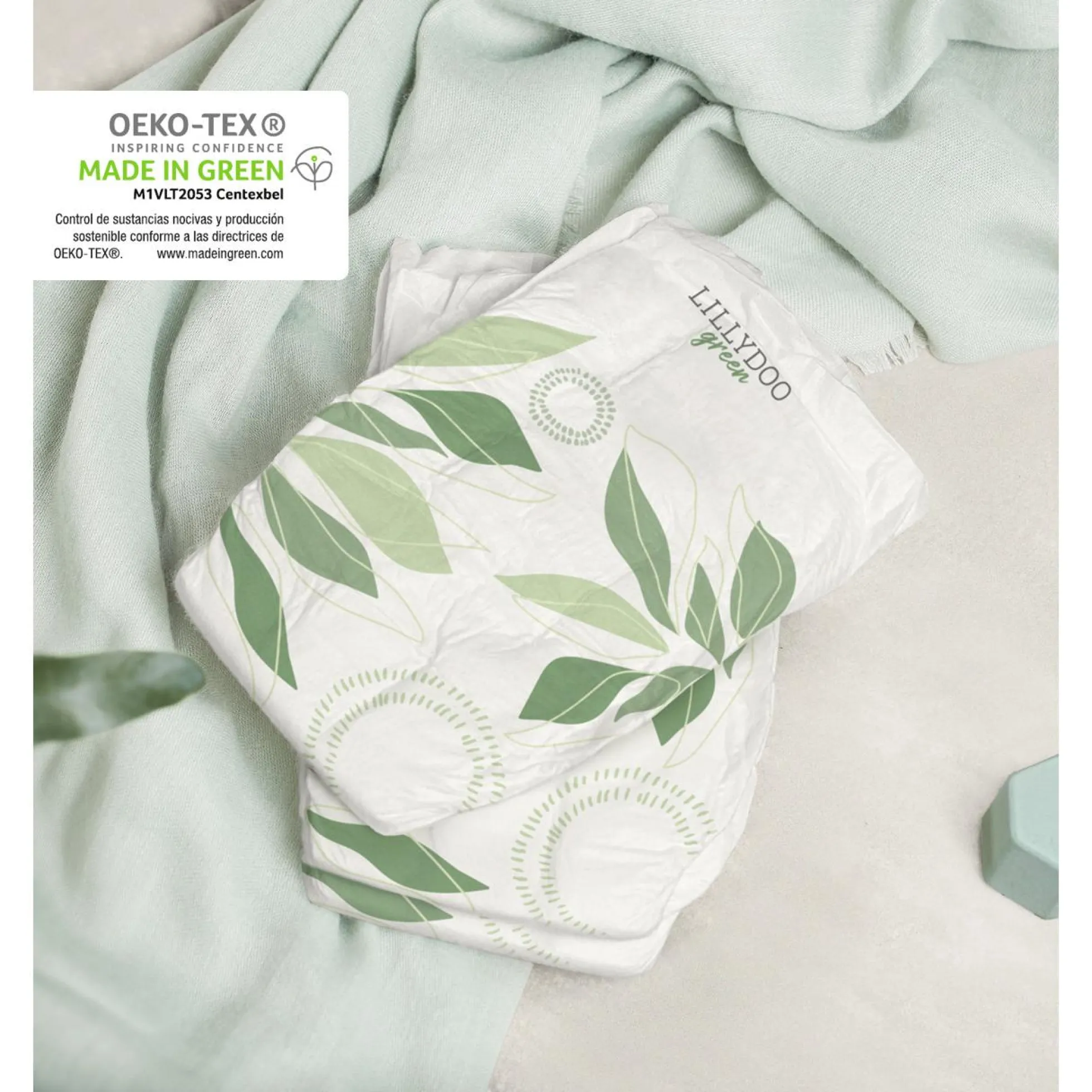 Pack ahorro Pañales LILLYDOO green, Talla 7, +15kg 105 uds