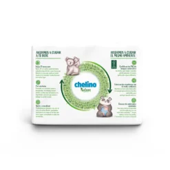 Pack ahorro Pañales T2 3-6 kg Chelino Nature 112 Uds