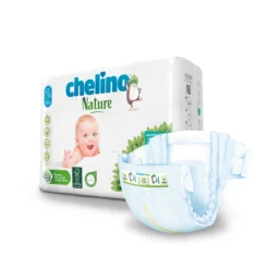 Pack ahorro Pañales T4 9-15 kg Chelino Nature 136 unidades