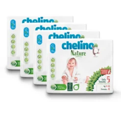 Pack ahorro Pañales T5 13-18 kg Chelino Nature 120 Uds
