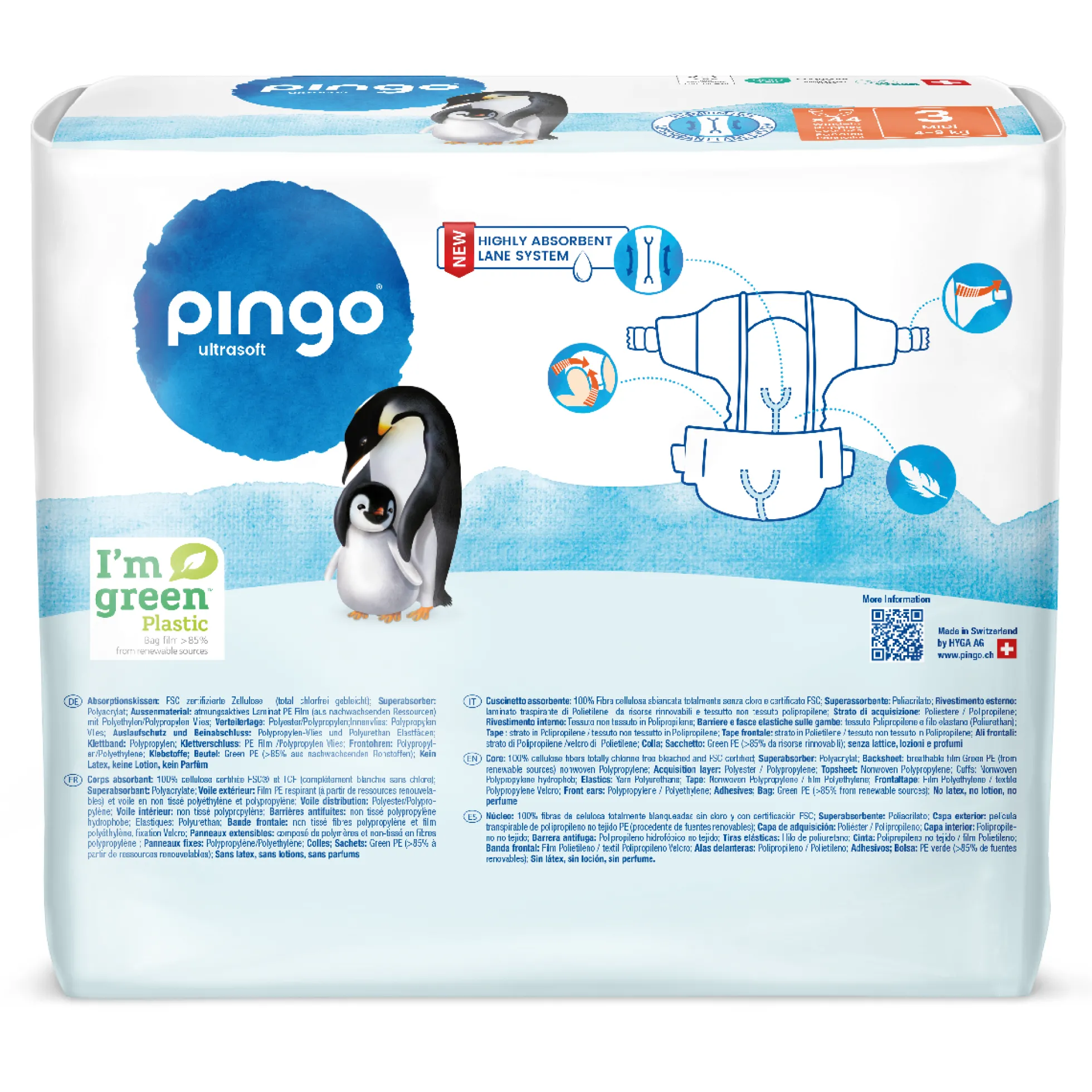Pack ahorro Pañales T3 (4-9kg) Pingo 176 Uds