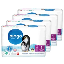 Pack ahorro Pañales T1 (recién nacido) Pingo 108 Uds