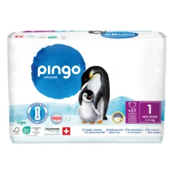 Pack ahorro Pañales T1 (recién nacido) Pingo 108 Uds