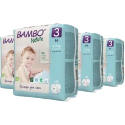 Pack ahorro Pañal midi T3 (4-8Kg) Bambo 208 uds