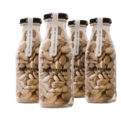 Pack Almendra No Frita Sin Piel Y Sal Eco (4 Botellas 150g).
