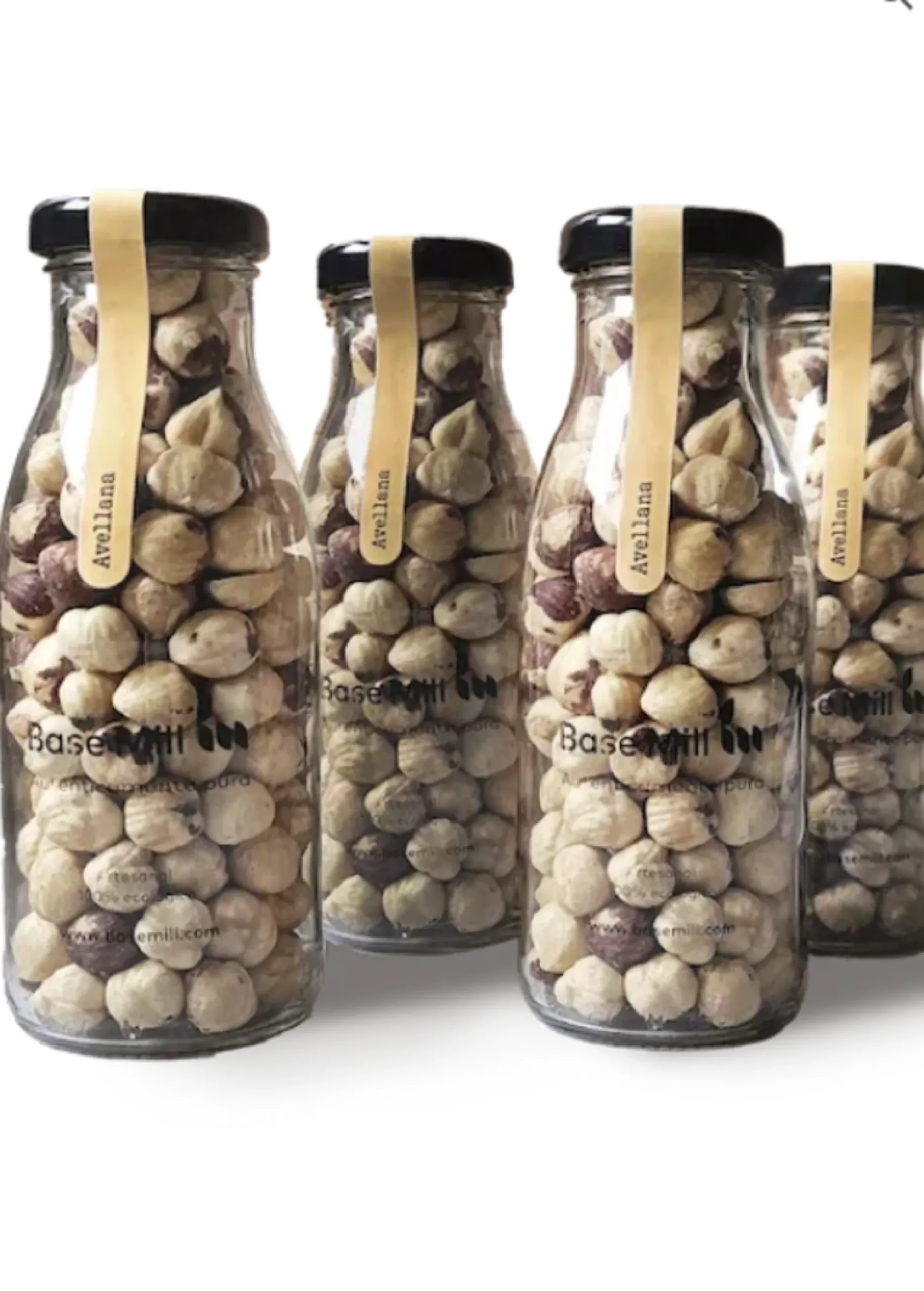 Pack Avellanas Tostadas Eco (4 Botellas 140g).