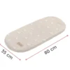 Pack 2 Bajeras Capazo Algodón Satinado Y Muselina Goose