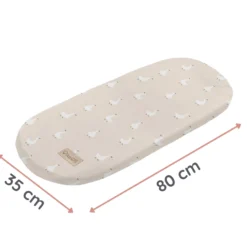 Pack 2 Bajeras Capazo Algodón Satinado Y Muselina Goose