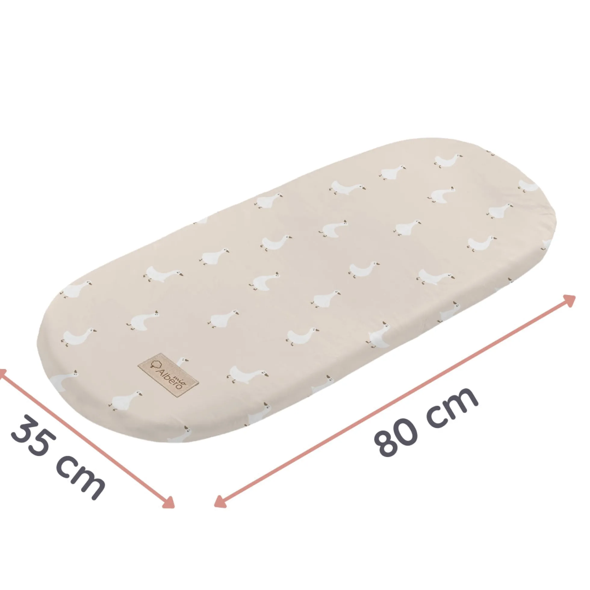 Pack 2 Bajeras Capazo Algodón Satinado Y Muselina Goose