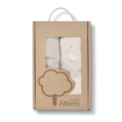 Pack 2 Bajeras Capazo Algodón Satinado Y Muselina Goose
