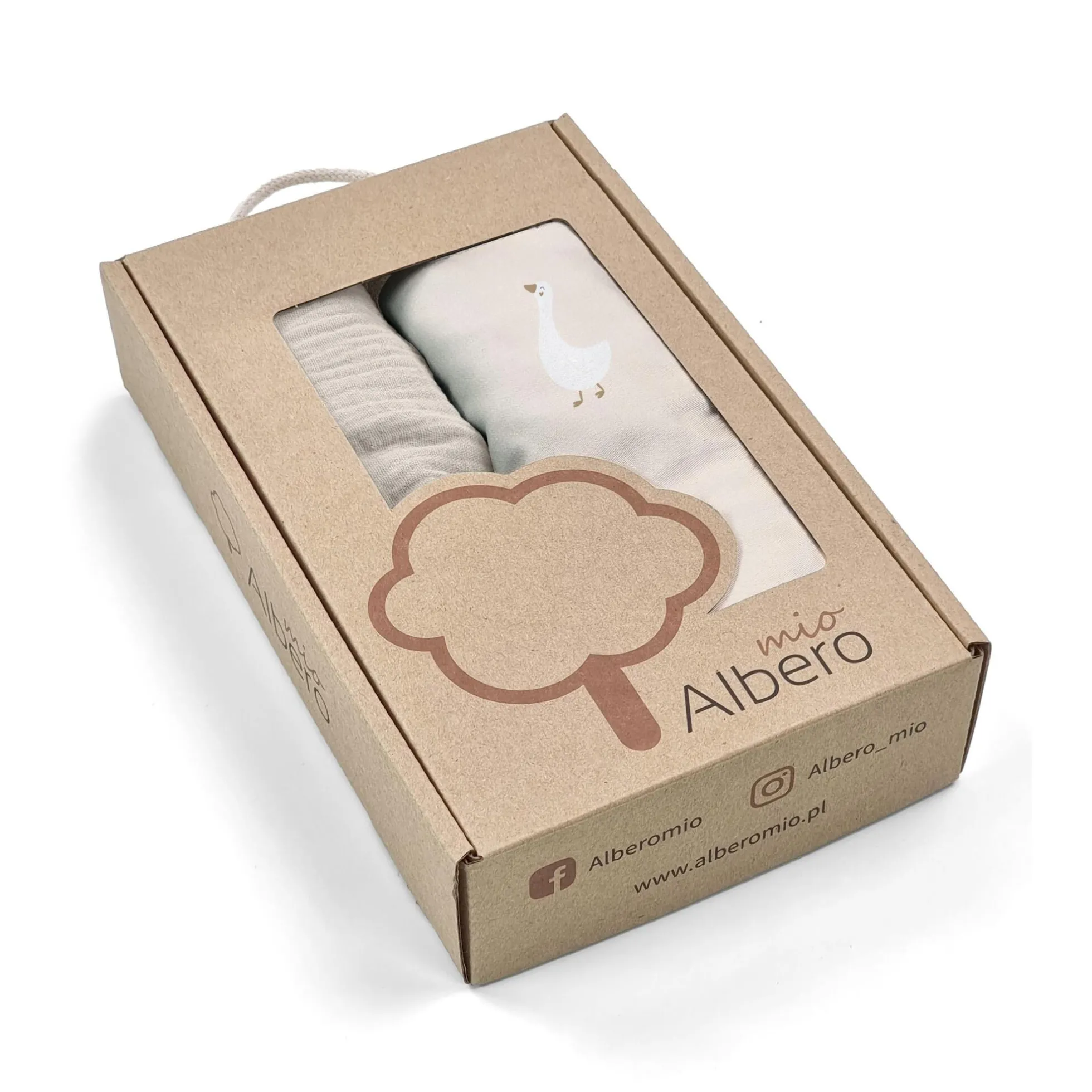 Pack 2 Bajeras Capazo Algodón Satinado Y Muselina Goose