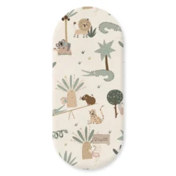 Pack 2 Bajeras Capazo Algodón Satinado Y Muselina Tropic Fun