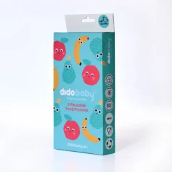 Pack 6 Bolsitas Pouches reutilizables Frutas Didobaby