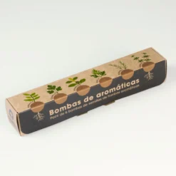 Pack 6 Bombas de Semillas de Hierbas Aromáticas – Huerto Casero de Cocina, Regalo Original - Resetea