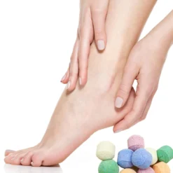 Pack 25 Bombitas Efervescentes. Alivian Pies Cansados, Refrescan E Hidratan - Pedicuras Y Manicuras - Aroma Rosas