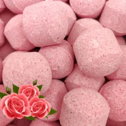 Pack 25 Bombitas Efervescentes. Alivian Pies Cansados, Refrescan E Hidratan - Pedicuras Y Manicuras - Aroma Rosas