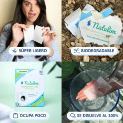 Pack Caja Detergente 20 lavados Natural + Perlas Floral