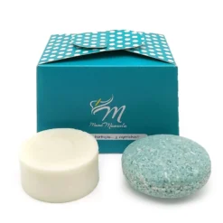 Pack Champú Sólido Con Ricino + Acondicionador Sólido Con Espirulina - Ideal Para Fortalecer El Cabello