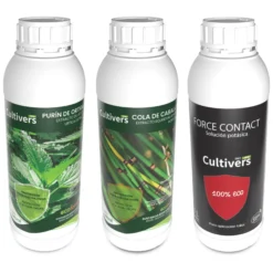 Pack Cola De Caballo, Purín De Ortiga Y Jabón Potásico Cultivers 5 L