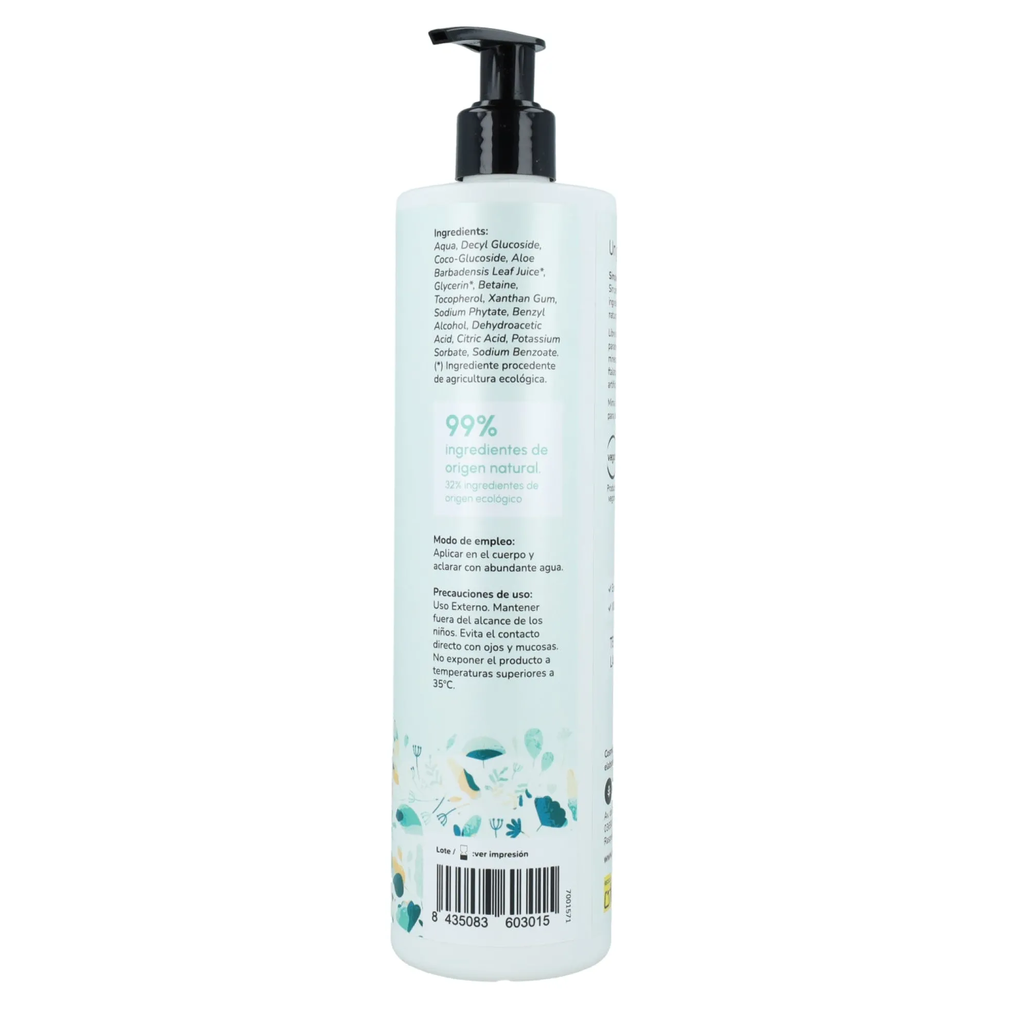 Pack cosmética sin perfume Gel, Champú y Acondicionador Planeta Huerto