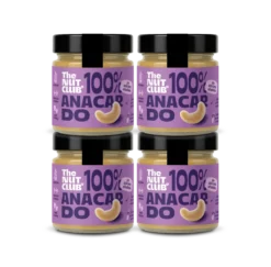 Pack crema 100% de anacardo 4 uds The Nut Club 720g