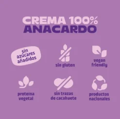 Pack crema 100% de anacardo 4 uds The Nut Club 720g