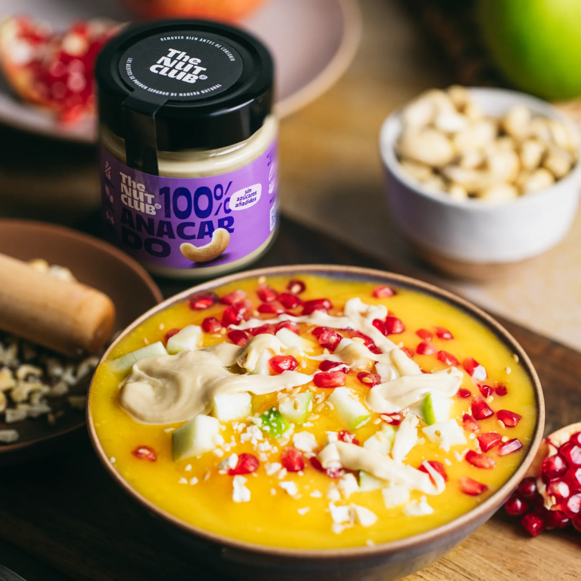 Pack crema 100% de anacardo 4 uds The Nut Club 720g