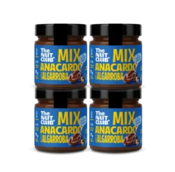 Pack crema de anacardo y algarroba 4 uds The Nut Club 800g