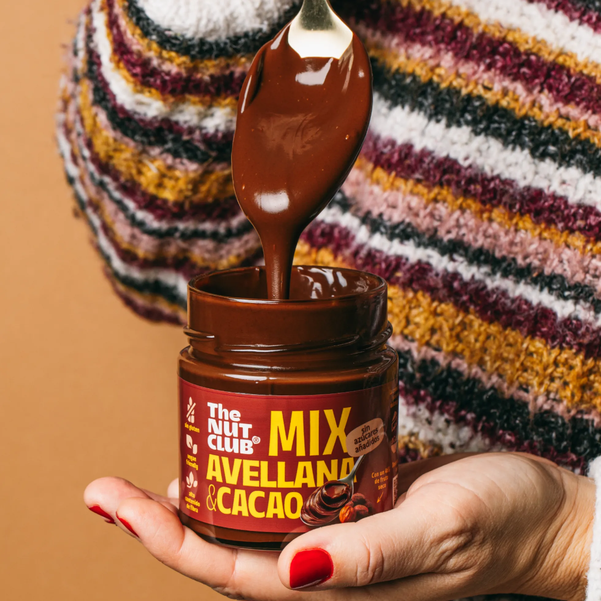 Pack crema de avellanas y cacao 4 uds The Nut Club 800g