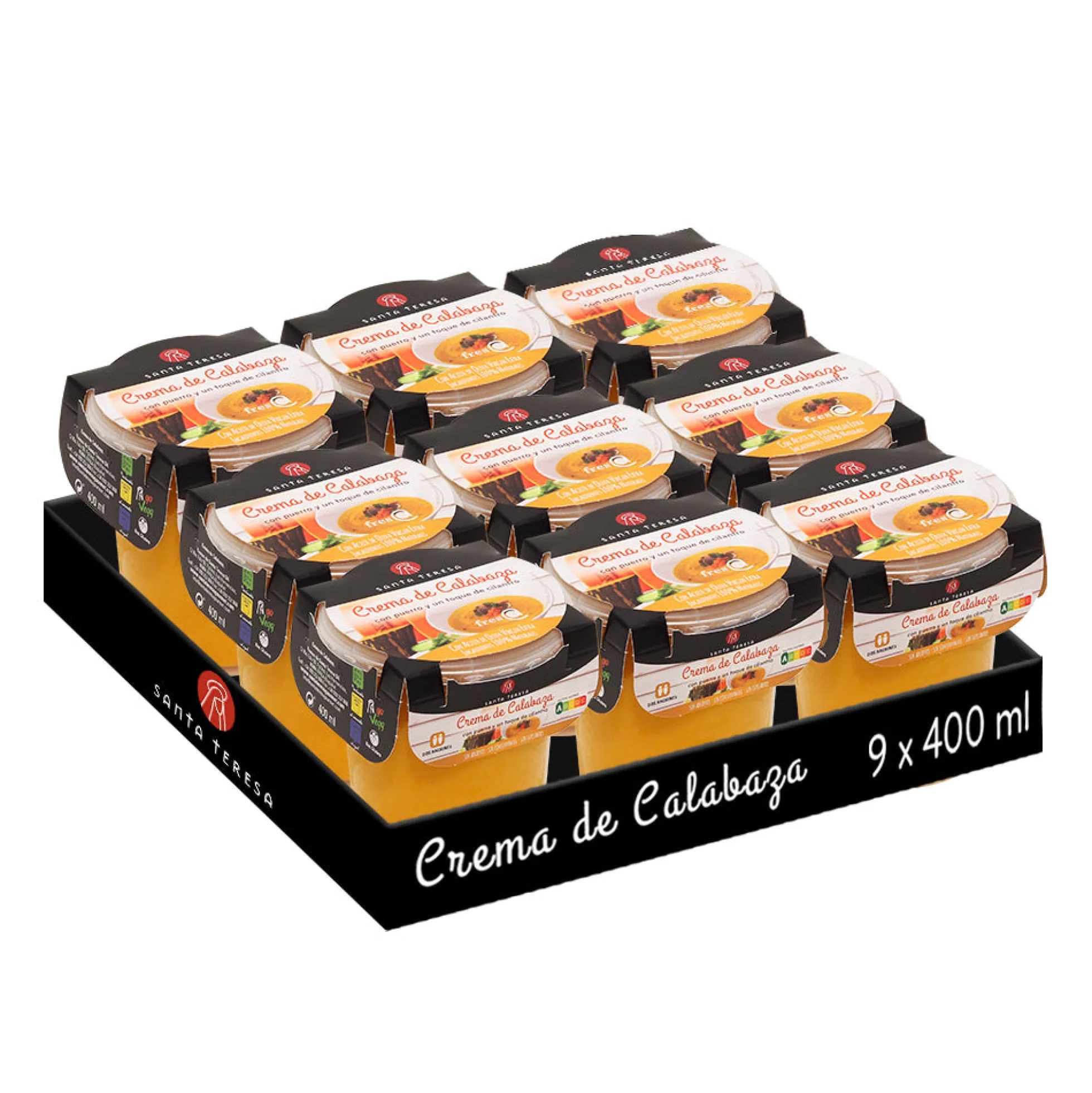 Pack 9 Cremas De Calabaza 3.600ml