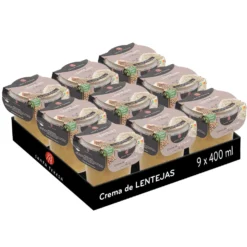 Pack 9 Cremas De Lentejas Con Arroz 3.600ml