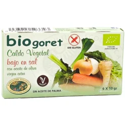 Pack Cubitos De Caldo De Ternera Y Verduras Bajo En Sal Eco Biogoret