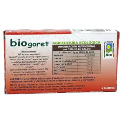 Pack Cubitos De Caldo De Ternera Y Verduras Bajo En Sal Eco Biogoret
