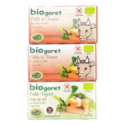 Pack Cubitos De Caldo De Ternera Y Verduras Bajo En Sal Eco Biogoret