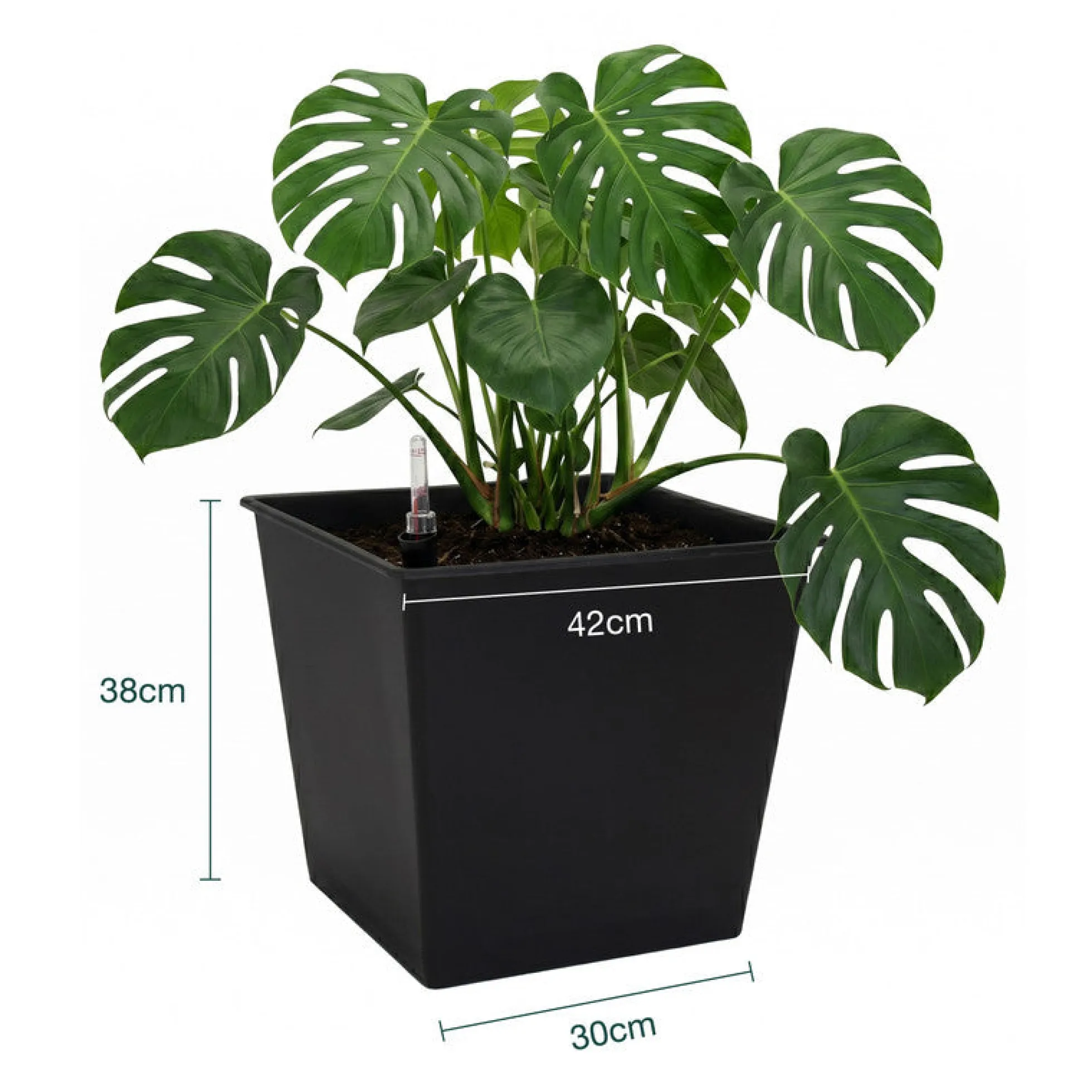 Pack De 3 Macetas Con Autorriego De Polipropileno 67 L 42x42x38 Cm Hortalia