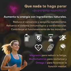 Pack Energía. Con Multivitaminas, Omega 3 Y Magnesio. Sevens Nutrition. Energía y Vitalidad