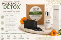 Pack Facial Detox | Jabón de Carbón Activo + Sérum Ácido Hialurónico | Limpieza e Hidratación