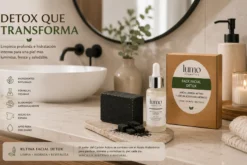 Pack Facial Detox | Jabón de Carbón Activo + Sérum Ácido Hialurónico | Limpieza e Hidratación