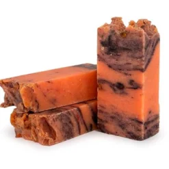 Pack 5 Jabón Natural Canela Y Naranja - Exfoliante Suave - Alivia Irritaciones - Indicado Para Después Del Afeitado