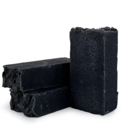 Pack 5 Jabón Natural De Carbón Activo. Reduce El Exceso De Grasa - Elimina Espinillas Y Puntos Negros - Exfoliante Suave
