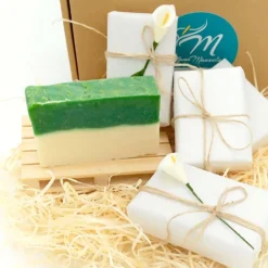 Pack 5 Jabón Natural De Leche De Burra Y Aloe Vera - Hidrata Y Nutre Piel Seca, Madura Y Dañada - Alivia Irritaciones