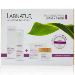 Pack Lifting + Firmeza Labnatur | Sérum y Crema Facial + Bálsamo Voluminizador de Regalo | Ácido Hialurónico