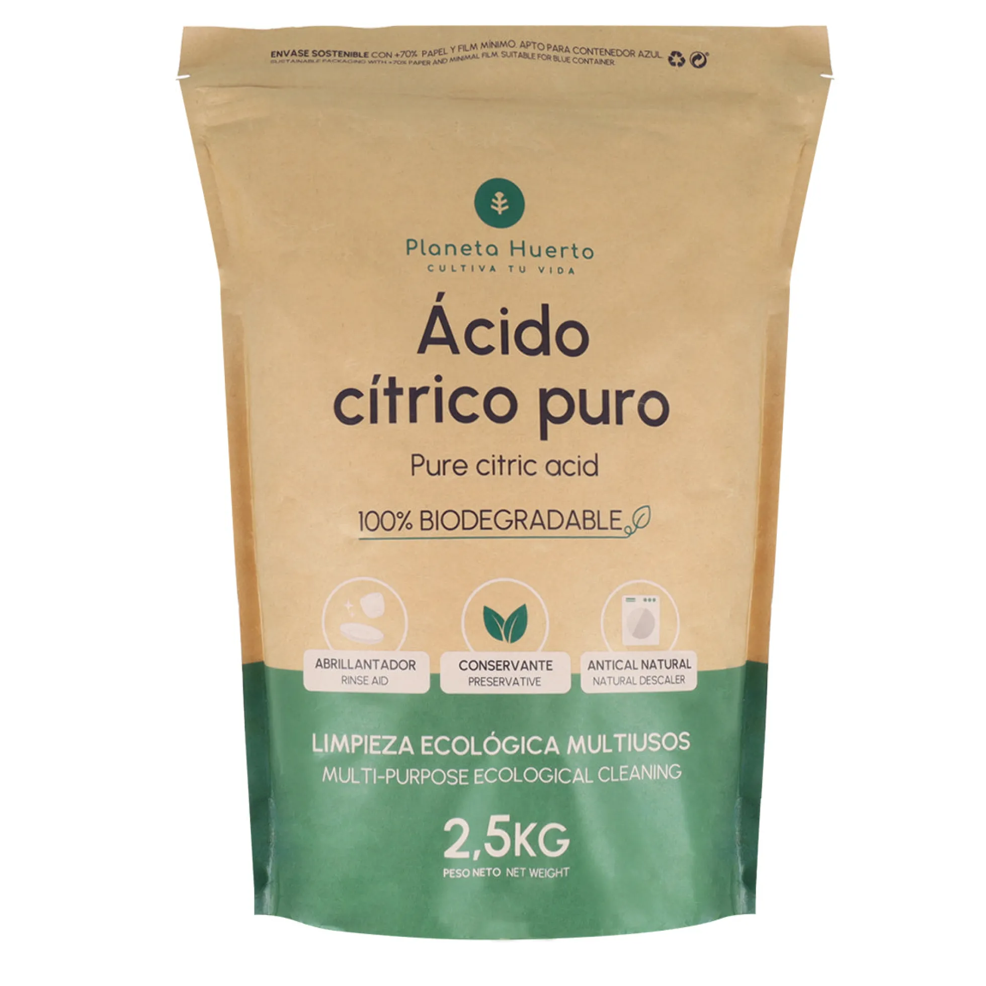 Pack limpieza Eco Zero Waste XL Planeta Huerto