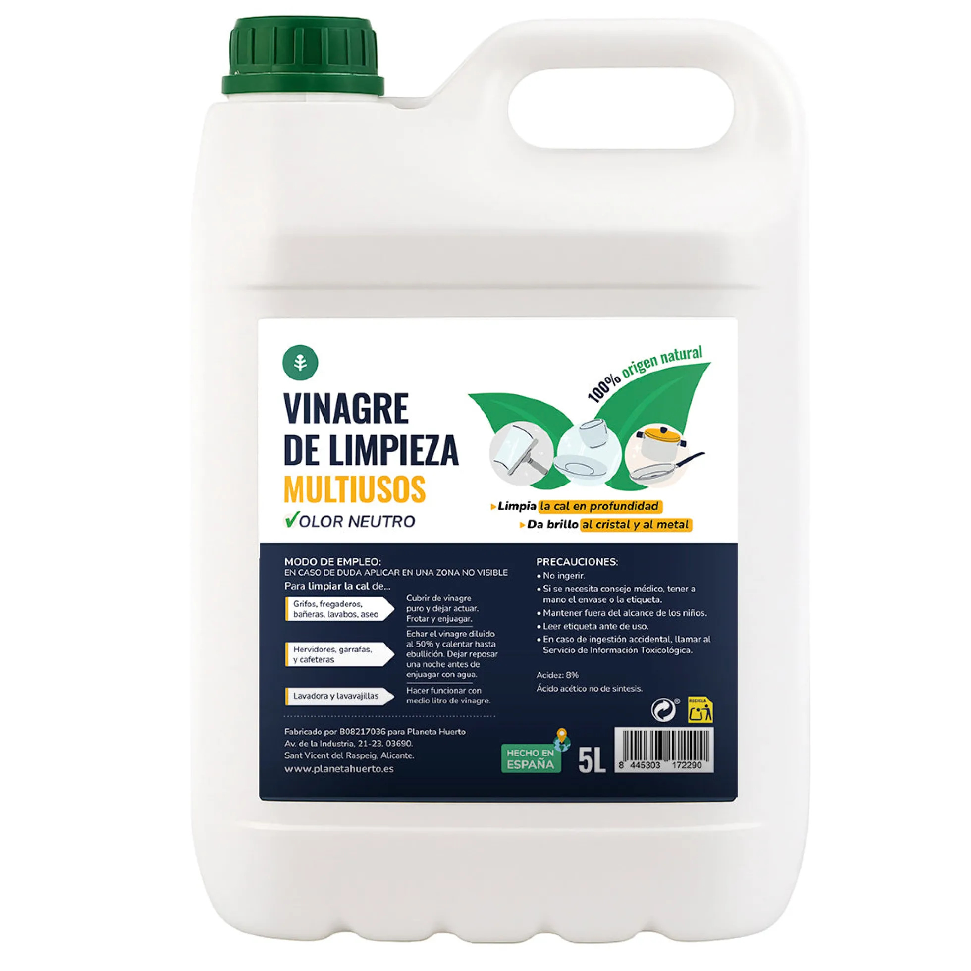 Pack limpieza Eco Zero Waste XL Planeta Huerto