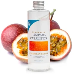 Pack Lámpara Catalítica Mosaico Negro + Fragancia Caribbean Passion 200ml + Limpiador Neutro 200ml + Mecha De Repuesto
