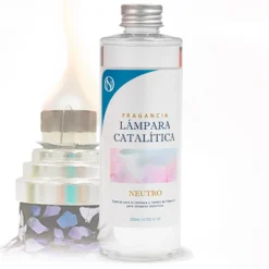 Pack Lámpara Catalítica Mosaico Bicolor + Fragancia Caribbean Passion 200ml + Limpiador Neutro 200ml + Mecha Repuesto