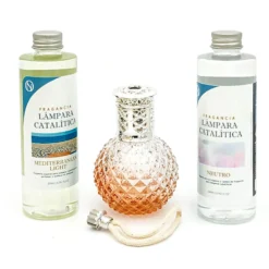 Pack Lámpara Catalítica Orange Diamonds + Fragancia Mediterranean Light 200ml + Limpiador Neutro 200ml + Mecha Repuesto