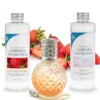 Pack Lámpara Catalítica Orange Diamonds + Fragancia Wild Strawberry 200ml + Limpiador Neutro 200ml + Mecha Repuesto